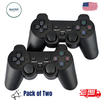 2 PCS 2.4Ghz Wireless Gamepad No Delay Game Controller USB Joystick For PC.