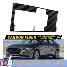 For Mazda 3 Axela 2017-2018 Carbon Fiber Gear Shift Box Panel Cover Trim 1pcs H For Mazda 3 Axela 2017-2018 Carbon Fiber Gear Shift Box Panel Cover Trim 1pcs H