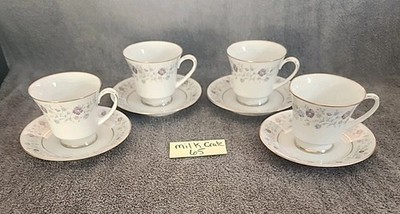 Noritake Longwood fine china teacup and saucer set. # 2485 Produced 1973 To 1979