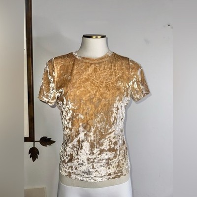 Alice + Olivia Crushed Velvet Top