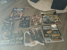 Assorted Star Wars Oriented Promotional Posters. Burger King, of 9