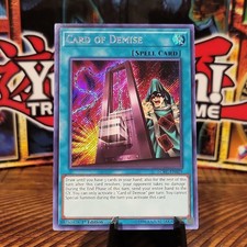 Yu-Gi-Oh! Card of Demise 1st Edition LCKC-EN029 Secret Rare Near Mint NM 