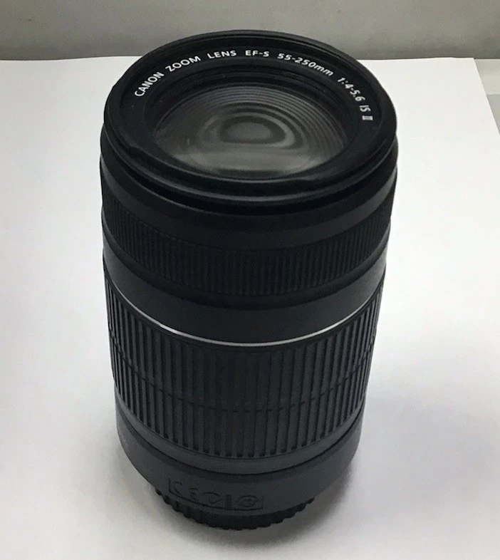 canon レンズ　EFS55-250mm MACRO1.1m/3.6ft Canon EF-S 55-250mm f/4.0-5.6 IS II Telephoto Zoom Lens - Walmart.com