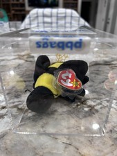 Ty Beanie Baby BUMBLE The Bee 4th GEN Hang Tag RARE PVC Tush! Authenticated MWMT