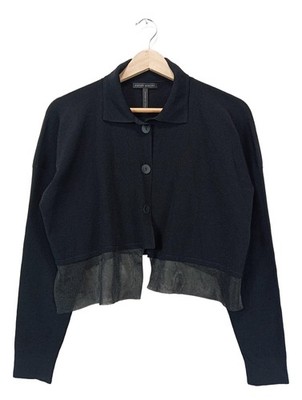 SARAH PACINI Kurzjacke Damen Jacke schwarz Casual-Look