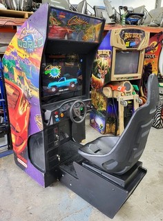 Cruisn World Arcade Sit Down Driving Racing Video Game Machine 27" LCD Screen #2