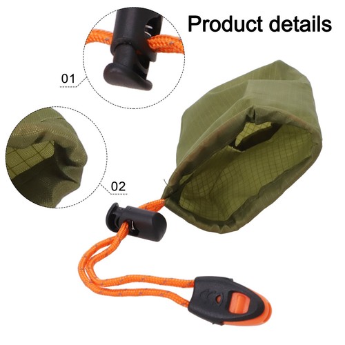 Convenient Sleeping Bag Storage Solution with Whistle for Camping Trips - Picture 5 of 24