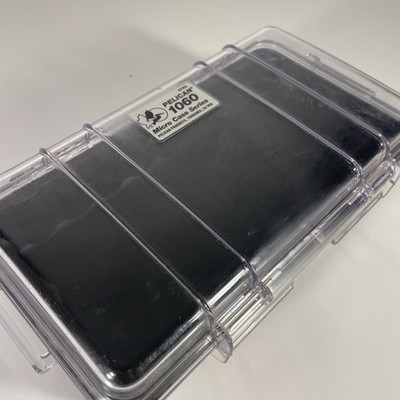 Pelican 1060 Micro Case Waterproof Crush Proof Phone Camera Go Pro Protect BLACK