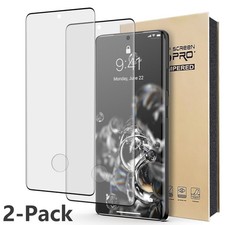 2pcs Clear Screen Protector Tempered Glass For Samsung Galaxy S20 Plus Ultra FE