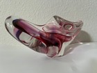 David Goldhagen VINTAGE Pink Art Glass 9” Sculpture Paperweight SIGNED/DATED 94 — photo 7