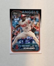 2024 Topps Series 1 - Jose Soriano IP AUTO AUTOGRAPH #15 (RC) Angels Rookie Card
