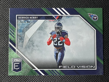 2023 Panini Donruss Elite Derrick Henry Field Vision Green Parallel #FV-9 Ravens