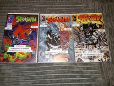 Image Comics Spawn  #1#37#38/3 Book Lot 1992, Todd McFarlane, & in ⏰️ Christmas 