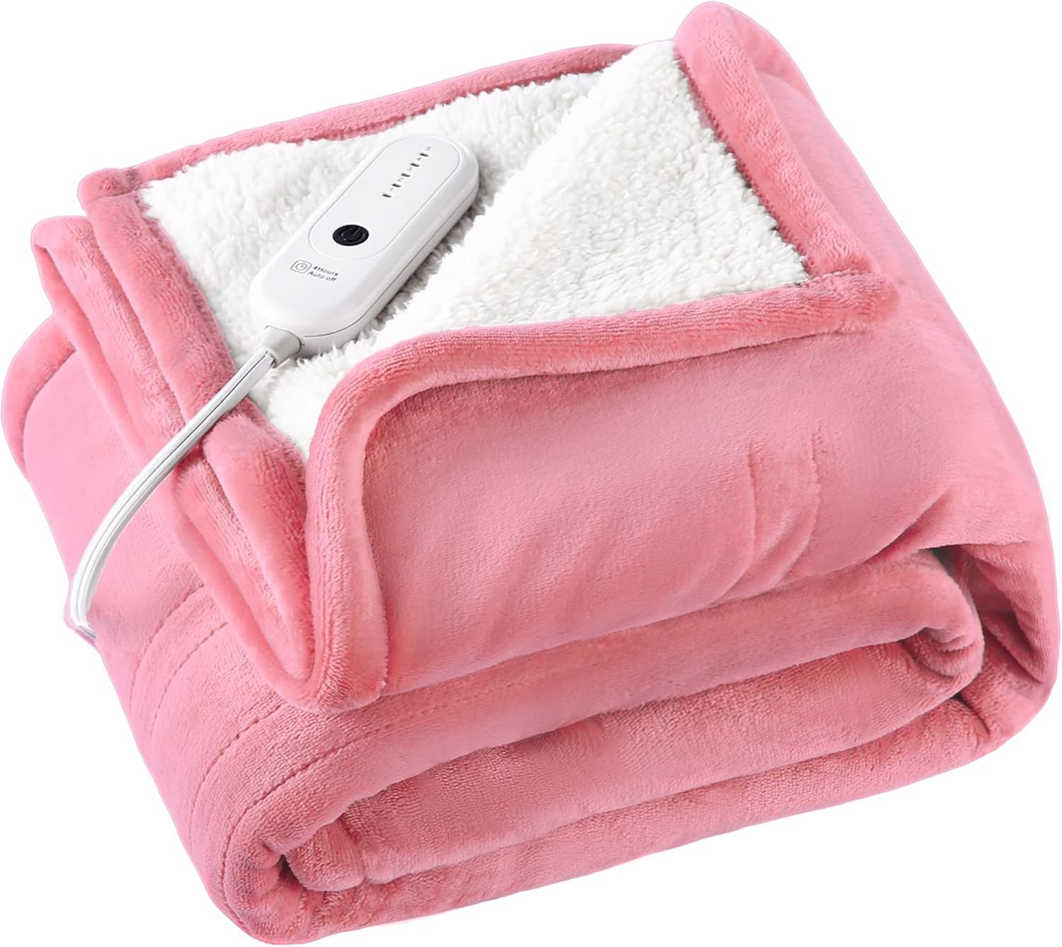 King Heated Blanket Electric Blanket King Size Dual Control W/ 10 Hours Auto Off