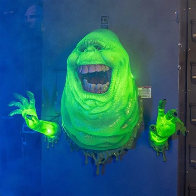 Trick Or Treat Studios Ghostbusters Slimer Glowing Wallbreaker