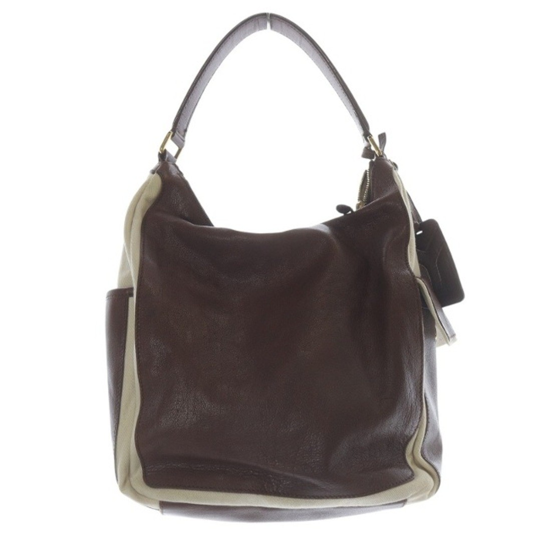 Yves Saint Laurent Borsa a tracolla con cambio marrone beige 252592