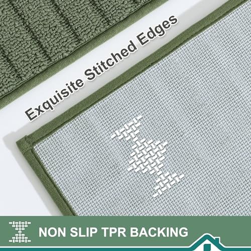 -Kitchen-Rugs-Non Slip-Kitchen-Mats-for-Floor Machine Washable Kitchen Rugs - Picture 5 of 7