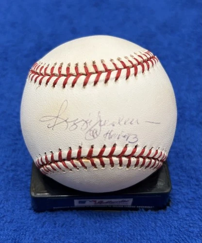 REGGIE JACKSON SIGNED AUTOGRAPHED BASEBALL HOF 93 INSCRIPTION STEINER AUTHENTIC