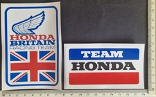 Honda Racing Team Stickers Late 70searly 80s  Ref. B10d3