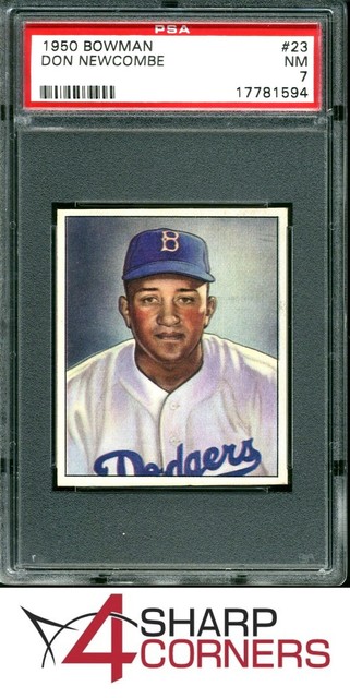 1950 Bowman #23 Don Newcombe RC Dodgers PSA 7