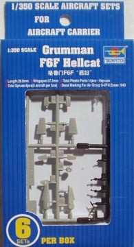 TRP06210 1:350 Trumpeter F6F Hellcat Set (6 aircraft) #6210