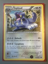Pokémon TCG Exploud Fates Collide 82/124 Regular Rare CCG Card