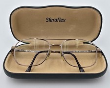 Sferoflex 2152 131 Gunmetal/Gold 56-17-140 Eyeglasses Frames Italy