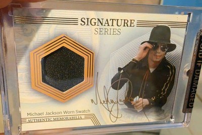 Michael Jackson Shirt Worn Card authentisch
