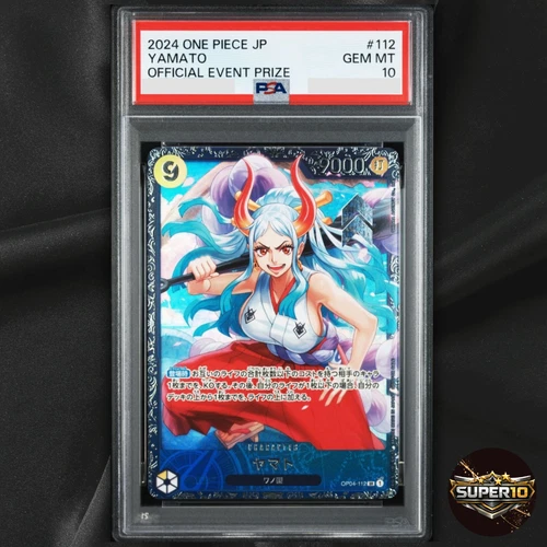 PSA 10 Yamato OP04-112 SR Flagship Battle Best 8 Prize ONE PIECE Card Japanese