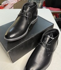 LONDON FOG Collection. Tyler Chukka Black Size 11M Brand New with box   