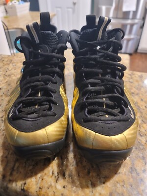 Nike Air Foamposite Pro Sz 10 Metallic Gold 2017 Penny Hardaway