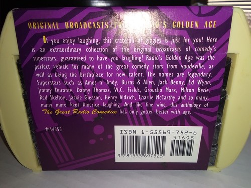 VTG 4 cassettes The Great Radio Comedies Bob Hope,Lucy, Amos &Andy more unopened - Picture 3 of 4
