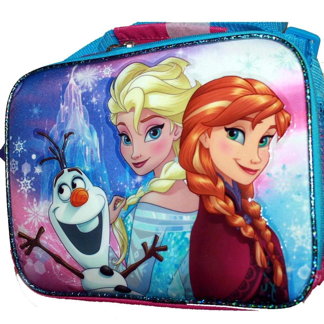 Disney Frozen Elsa Anna Insulated Lunch Lunch Box Messenger Bag