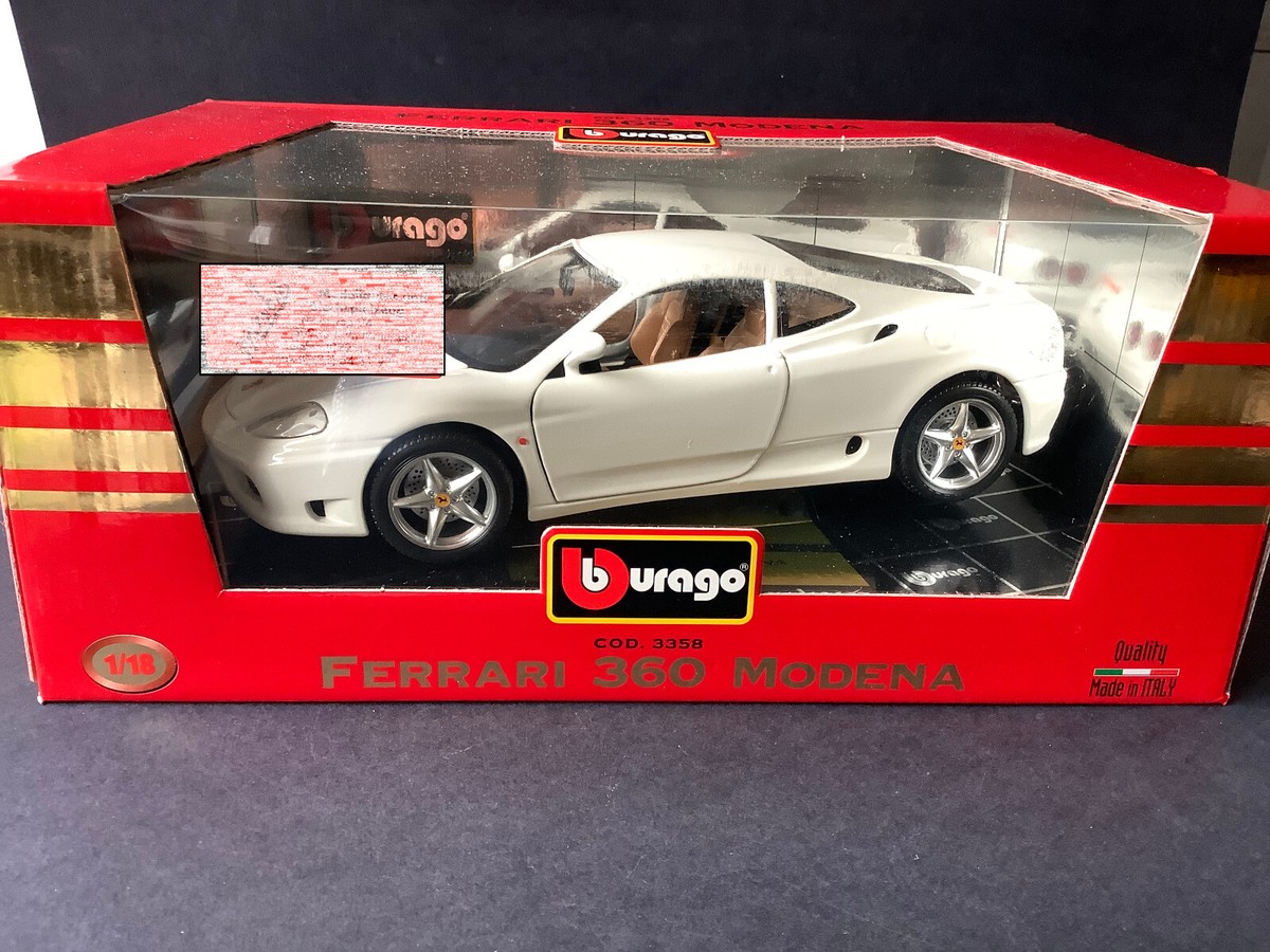 ブラーゴ　burago FERRARI 360 MODENA 1/18 Bburago 1/18 18-3358 FERRARI 360 MODENA RED – Gravesend