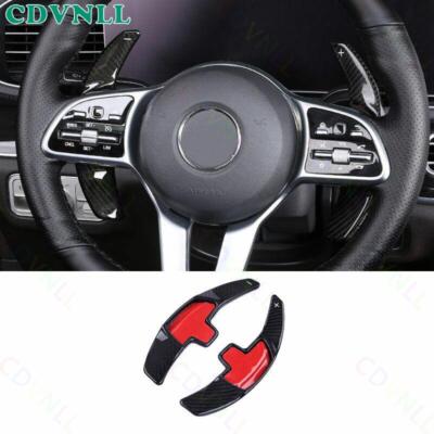 For Benz GLE GLS 2020-2022 Dry Carbon Fiber Steering Wheel Shift Paddles Switch