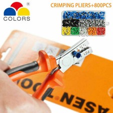 PZ1.5-6 1.5-6.0mm2 with 800pcs Wire Stripper Crimper Pliers Crimping Tool Set