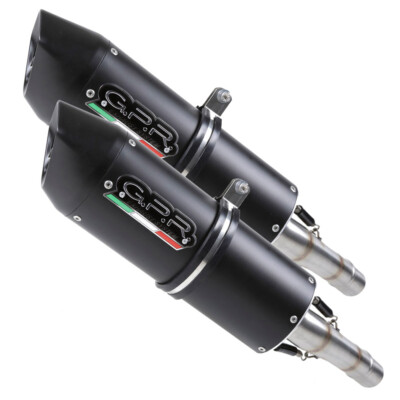 Dui Monster 1000 2003-05 GPR Furore Nero Pair of Homologated slip-on exhaust