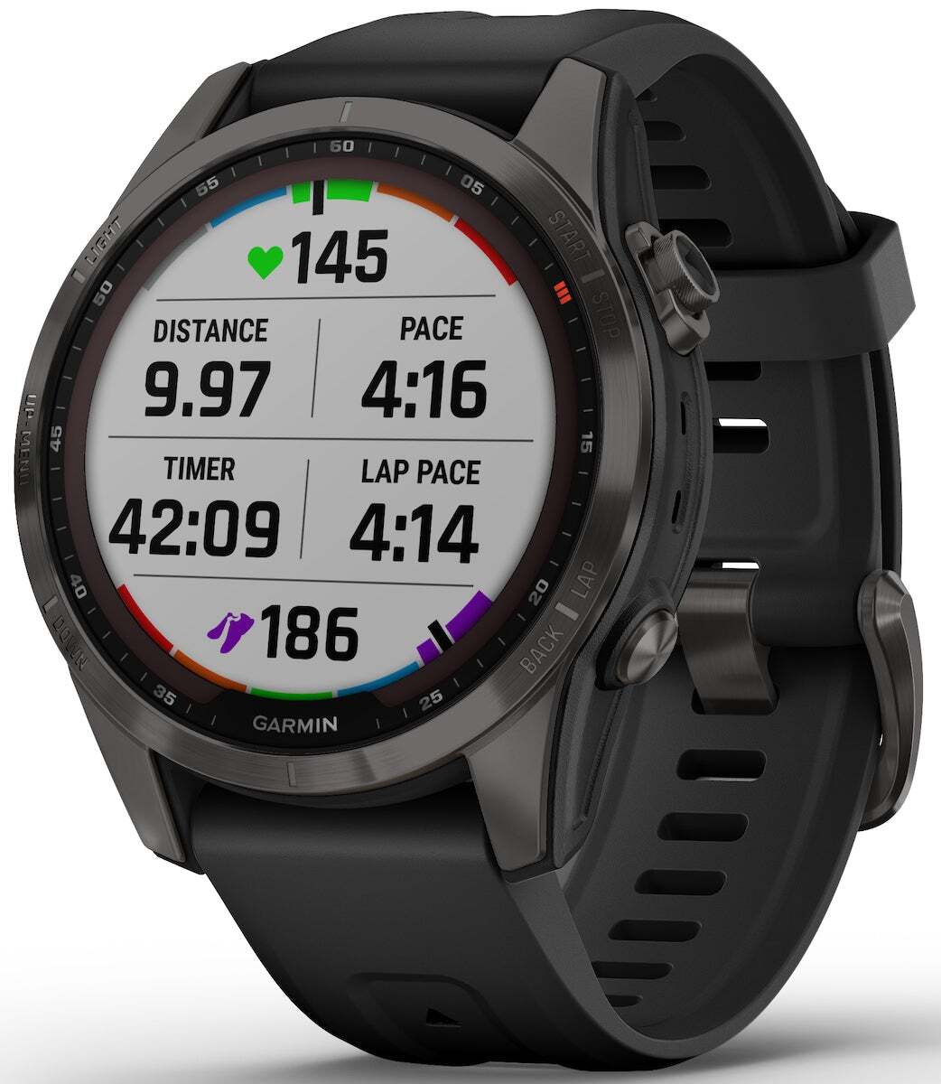 Garmin FENIX 7S SAPPHIRE SOLAR Carbon Grey DLC 42mm 010-02539-25 Garmin FENIX 7S SAPPHIRE SOLAR Carbon Grey DLC 42mm 010-02539-25