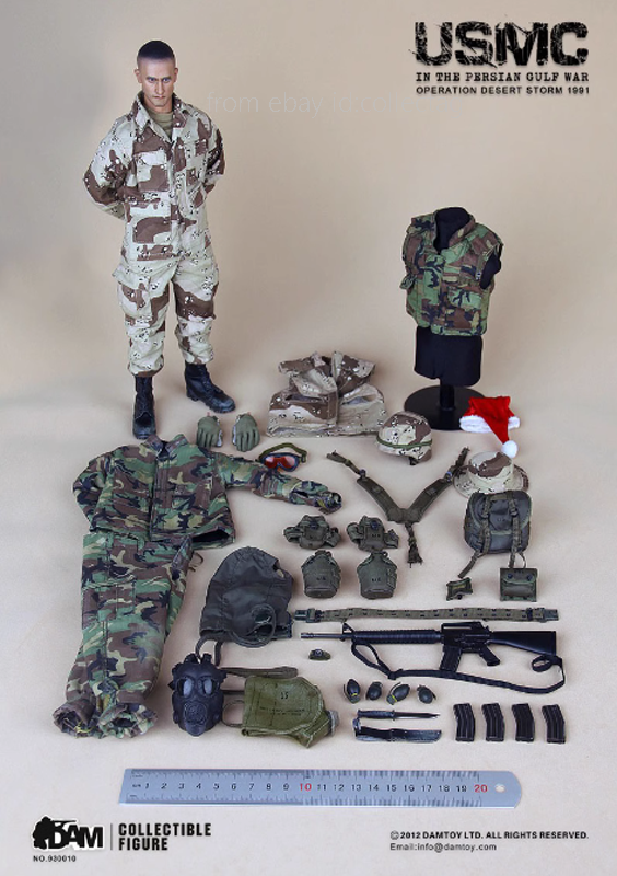 １／６ U.S. NSW Forces Desert Operation Hot Toys - US NSW FORCES - Desert Operation (Tiger Stripe