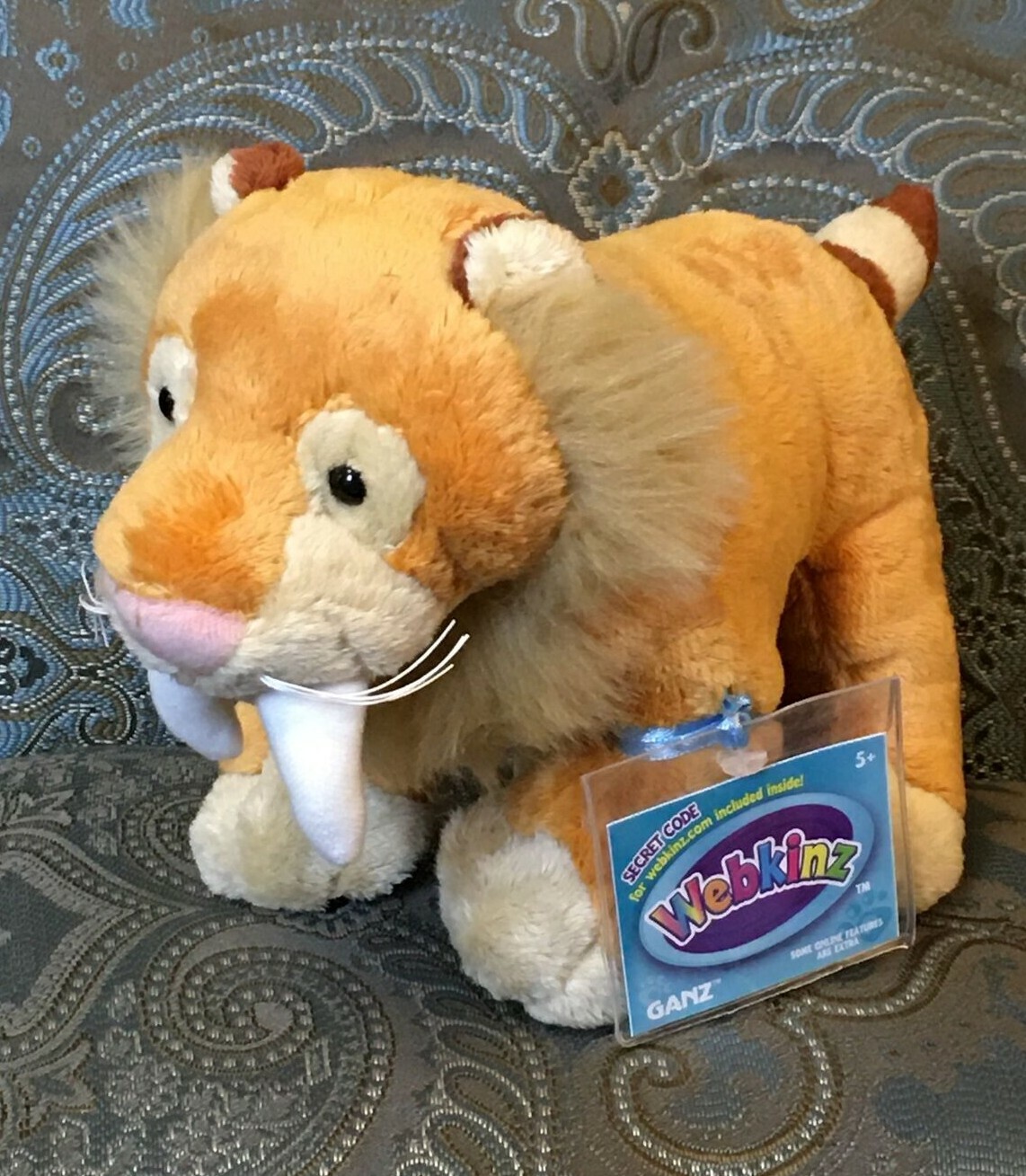 GANZ Webkinz Sabertooth Tiger HM609 