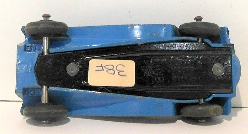 Coche deportivo vintage Dinky 38F - Jaguar - azul pálido Foto 2 de 4