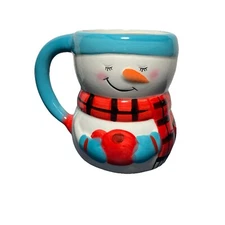 Bay Island Snowman Mug 2022 Coffee Hot Chocolate Tea Winter Whimsical