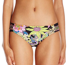 Trina Turk Monaco Shirred Side Hipster Bikini Bottom Sz 4 Swimwear K10 TT60593