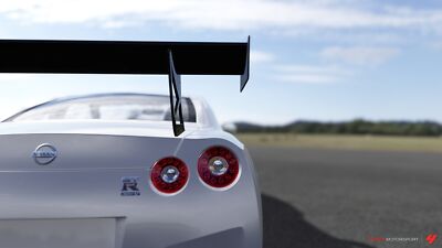 Cars video games xbox 360 forza motorsport 4 nissan gt Desk Mat Stitched