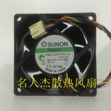 1pcs  SUNON PMD1207PTV1-A 12V 4.6W 7CM 7025 4-wire high air volume fan