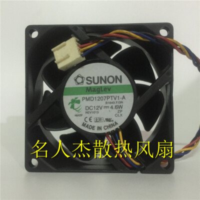 #ad 1pcs SUNON PMD1207PTV1 A 12V 4.6W 7CM 7025 4 wire high air volume fan $9.00