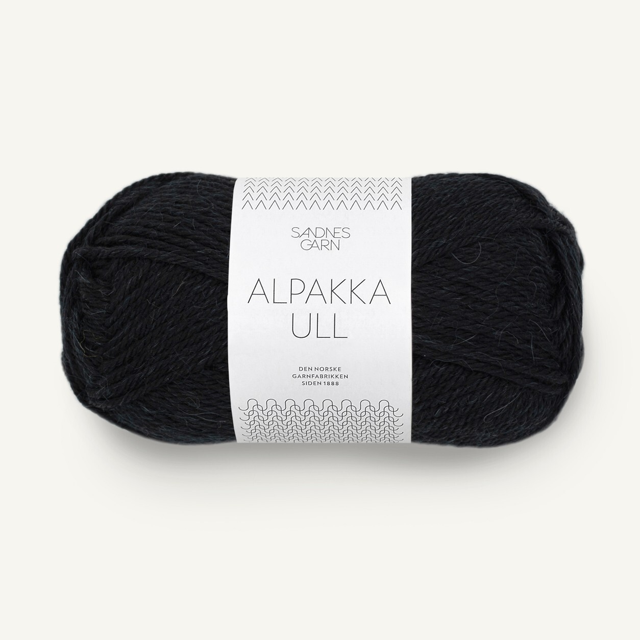 Alpaca Wool by Sandnes Garn - Black (1099) - 50 g / approx. 100 m Wool