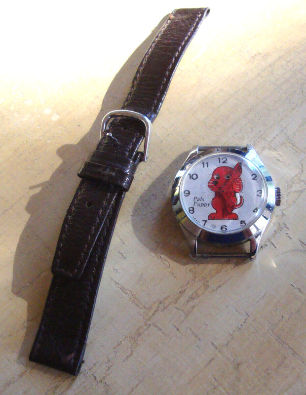 Vintage Pals Puppy Watch Parts or Repair 1970s