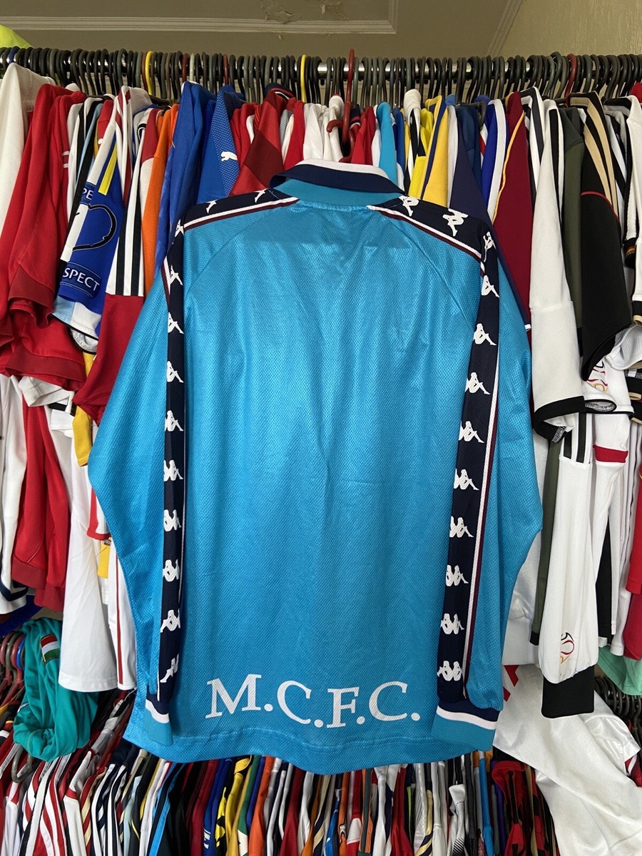 MANCHESTER CITY 1997 1998 1999 HOME SHIRT LONG SLEEVE KAPPA