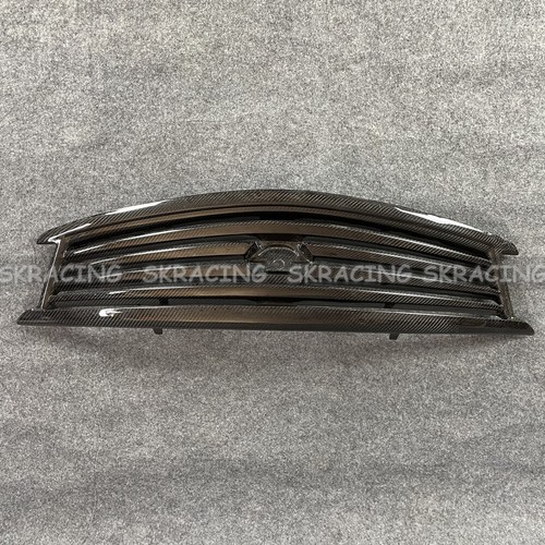 Parrilla de fibra de carbono para parachoques delantero Infiniti 10-13 G37 11-12 G25 2015 Q40 sedán - Imagen 13 de 15